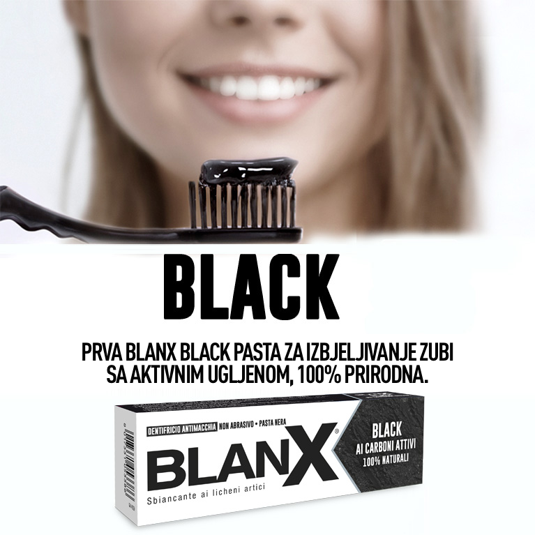 Black il primo dentifricio nero sbiancante